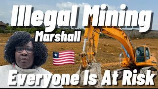 Building In Liberia 🇱🇷 2024| Illegal Land Mining In Marshall Liberia| Risk of Landslide in Africa