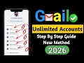 Unlimited Gmail account without phone number verification | How to Create unlimited Gmail account