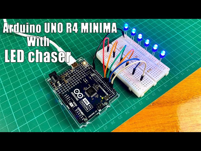 How to use the Arduino UNO R4 MINIMA board step by step