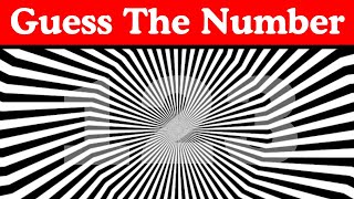 Guess The Hidden Number | Optical Illusion Test