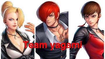 Kof 2002 UM PS4 arcade mode playthrough with Team yagami