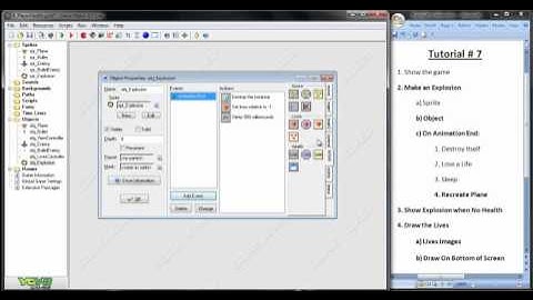 GameMaker Shooter Games Video Tutorial#7 Lives and Explosions