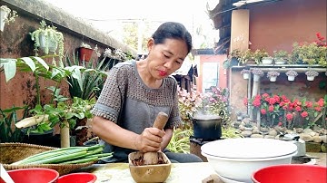 Anishi and smoked pork dish 🥰|🐷cooking time🥣