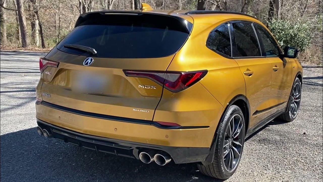 Mdx type S exhaust note - YouTube
