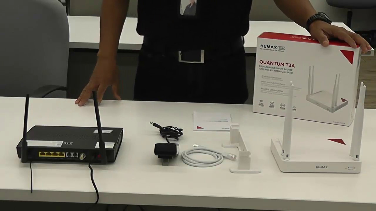 วิธี ต่อ เร้า เตอร์ ไวไฟ 2 ตัว Update 2022 การติดตั้ง WiFi Router Humax Quantum T3A