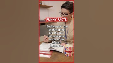 "Bookkeeper" and "bookkeeping" are the only unhyphenated words in the English language… #funny