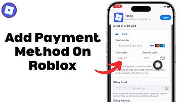 How To Add Payment Method On Roblox Mobile - Step By Step