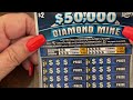 $2 - $50,000 DIAMOND MINE - NEW TICKET TUESDAY WIN! Lottery Bengal Scratch Off instant ticket! WIN!