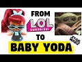 Making BABY YODA DOLL / STAR WARS / LOL SURPIZE DOLL REPAINT by Poppen Atelier