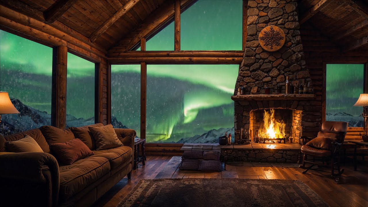 ️Alaska | Northern Lights ️ - Sounds to Relax or Sleep To - YouTube