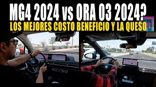 MG4 vs ORA 03 DE GWM 2024 🔴 LOS MEJORES AUTOS ELÉCTRICOS PARA MORTALES ?