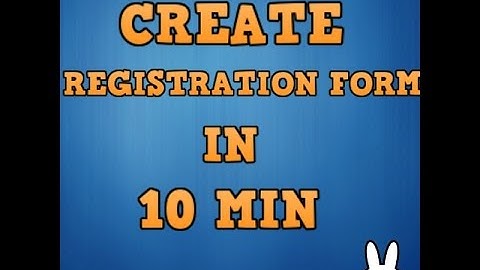 Registration form in PHP with MySQL in Hindi