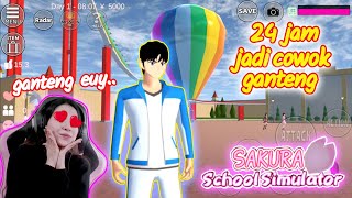 24 JAM JADI COWOK GANTENG DI TAMAN BERMAIN!! SAKURA SCHOOL SIMULATOR!! Part 3