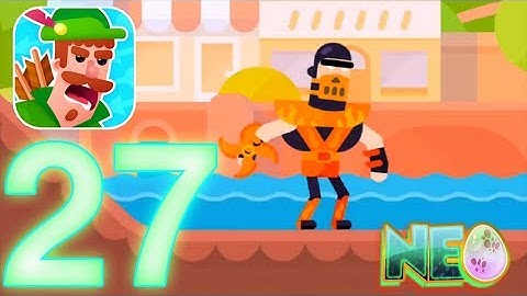 Bowmasters: Gameplay Walkthrough Part 27 - Blaze! (iOS, Android)