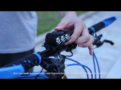 Zanflare B3 is an innovative and unique bike light with a three eyed owl design