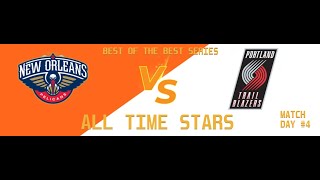 NBA/ALL TIME STARS: New Orleans Pelicans vs Portland Trail Blazers/ Match Day #4/ Spiel 56