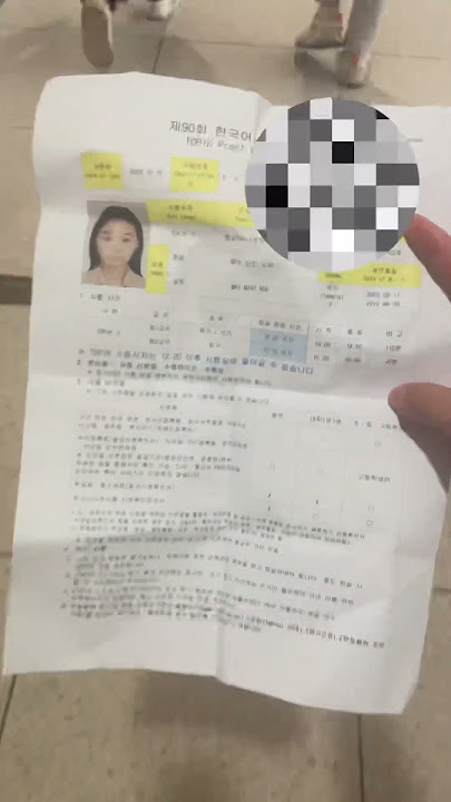 Taking Topik exam(Korean language test) in Korea#korea #myanmar #topik #shorts