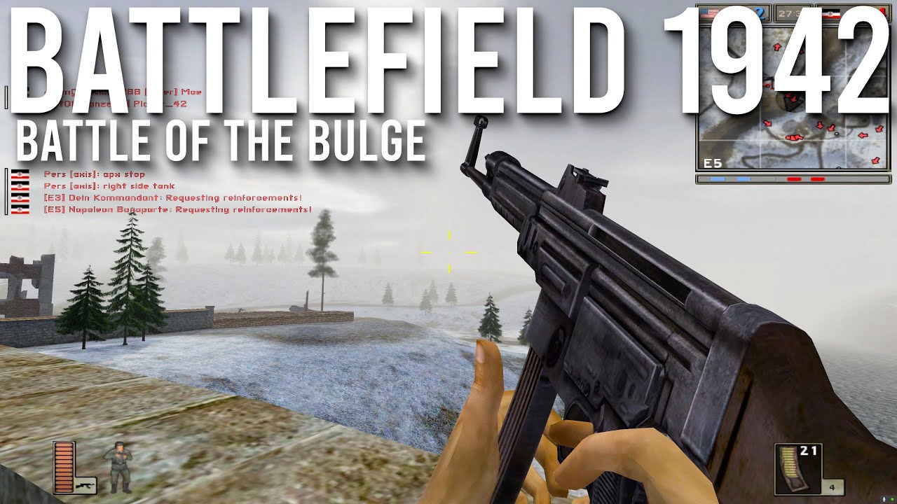 Battlefield 1942 Multiplayer In 2022 Battle of The Bulge Gameplay