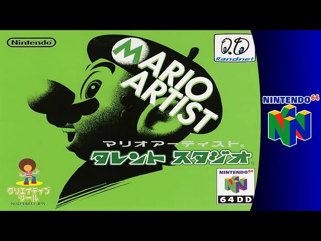 Nintendo 64DD Longplay: Mario Artist: Talent Studio class=