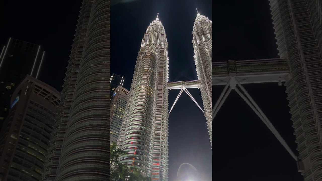 Outside KL Petronas Towers 