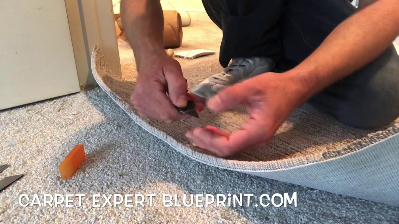 DIY CARPET SEAM/ STEP BY STEP CARPET HACK - YouTube