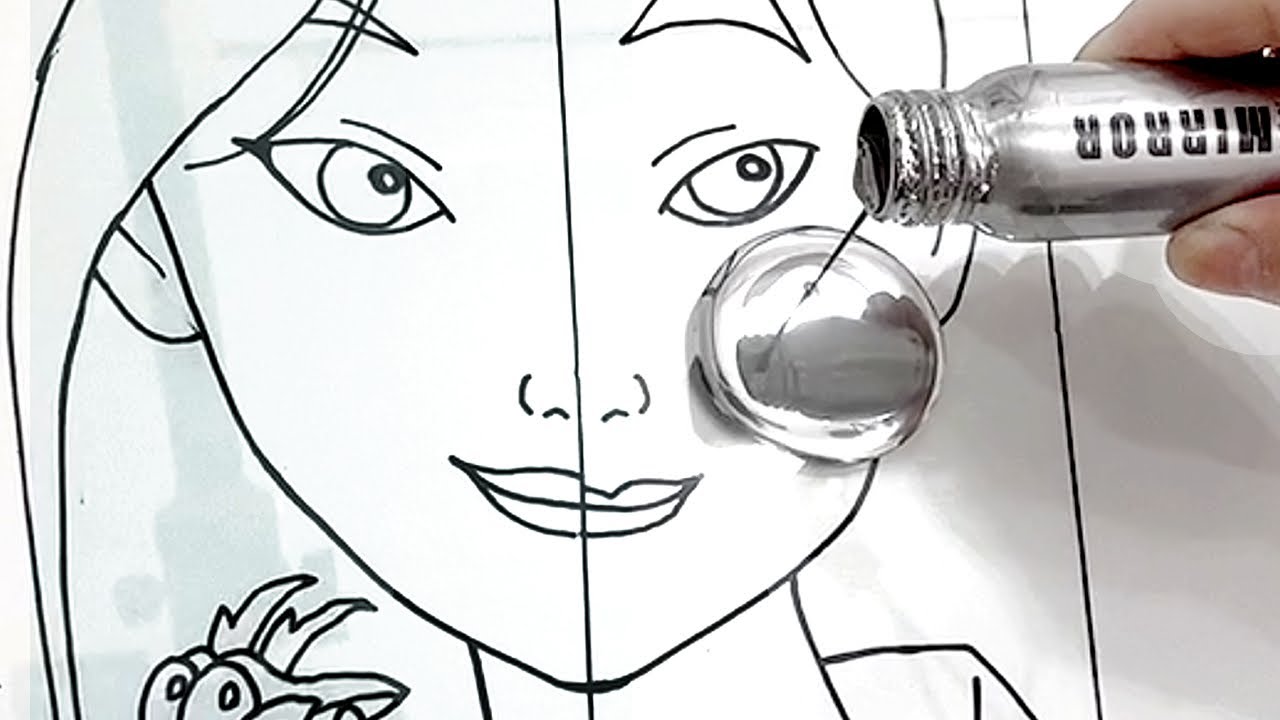Tik Tok ART : I PAINT on GLASS with MIRROR PAINT #2 - YouTube