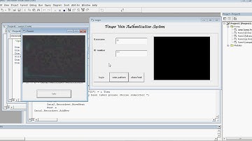 Software Setup: Finger Authentication system