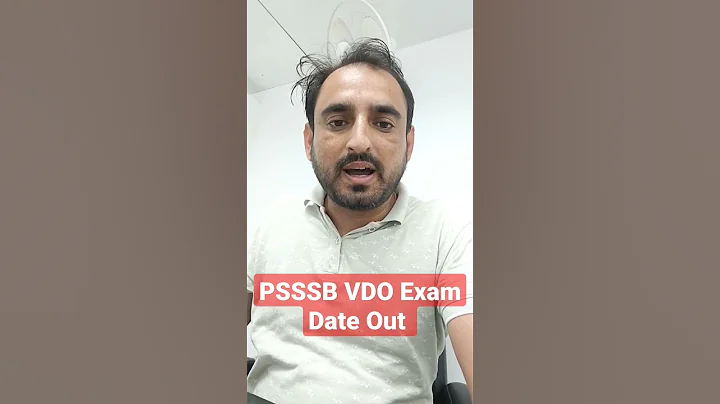 PSSSB VDO Official Exam Date Out. - DayDayNews