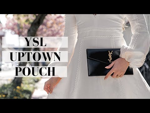 YSL Uptown Pouch Clutch Review - One Year Later - Sandra Skaar