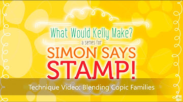 Card Making and Paper Crafting How To: Blending Copic Marker Families