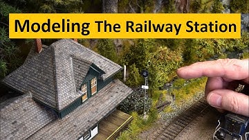 Scratch Building (Part 2) The Train Station | Boomer Diorama ~ # 252