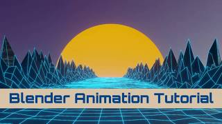 Blender Highway of Neon Lights Animation - Space Age Road Tutorial - No Ads screenshot 4
