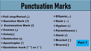 Punctuation | Punctuation in English Grammar | Punctuation Marks/English/Hindi/Commas/Symbols part 1 screenshot 5