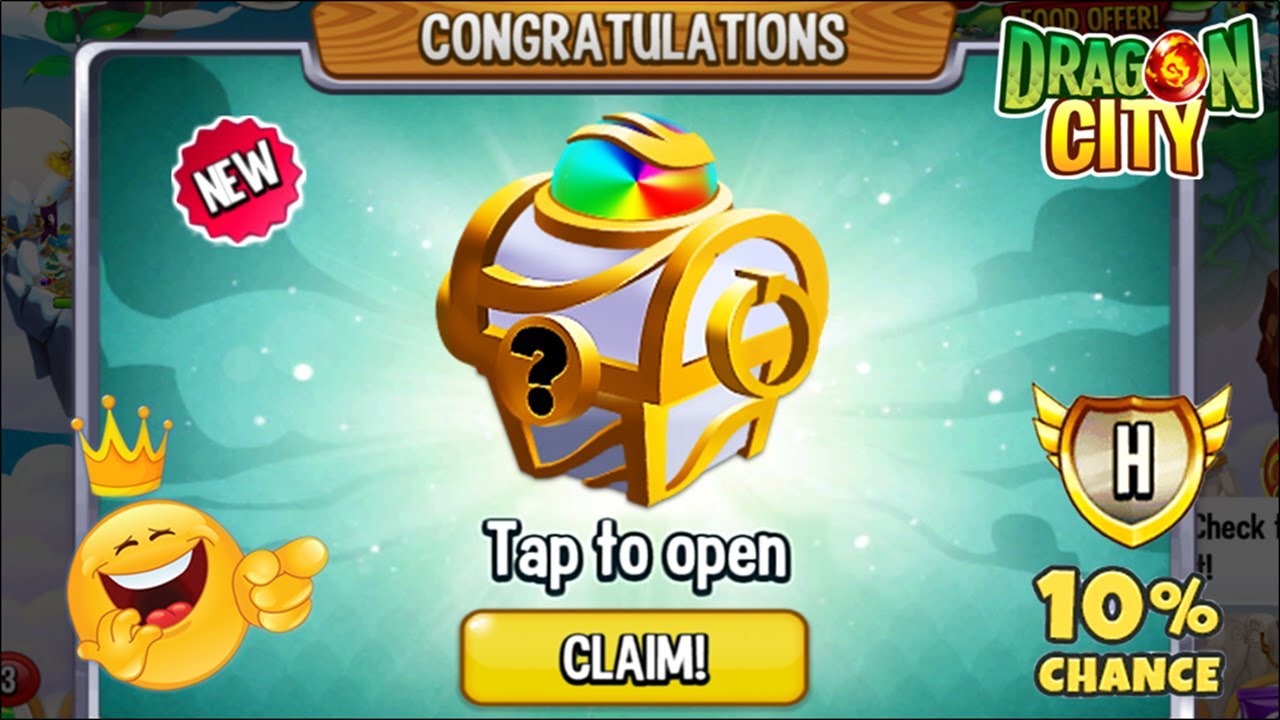 Dragon City - Unlocked x4 High Energized Chest for Free 2021 😍