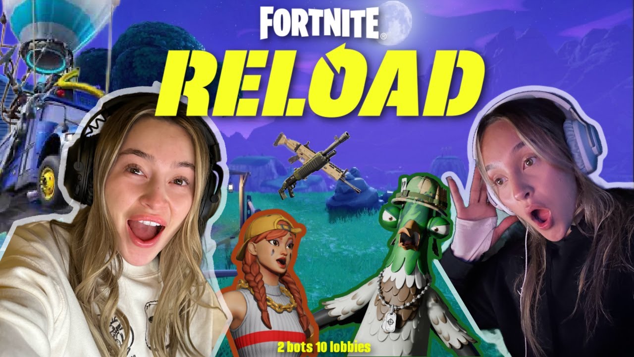 FORTNITE RELOAD DUOS with 2 bots!! we got absolutely destroyed*