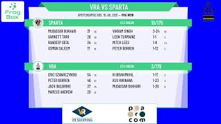 🔴LIVE: VRA vs Sparta | KNCB Topklasse Round 13 | Royal Dutch Cricket | 10-07-2021