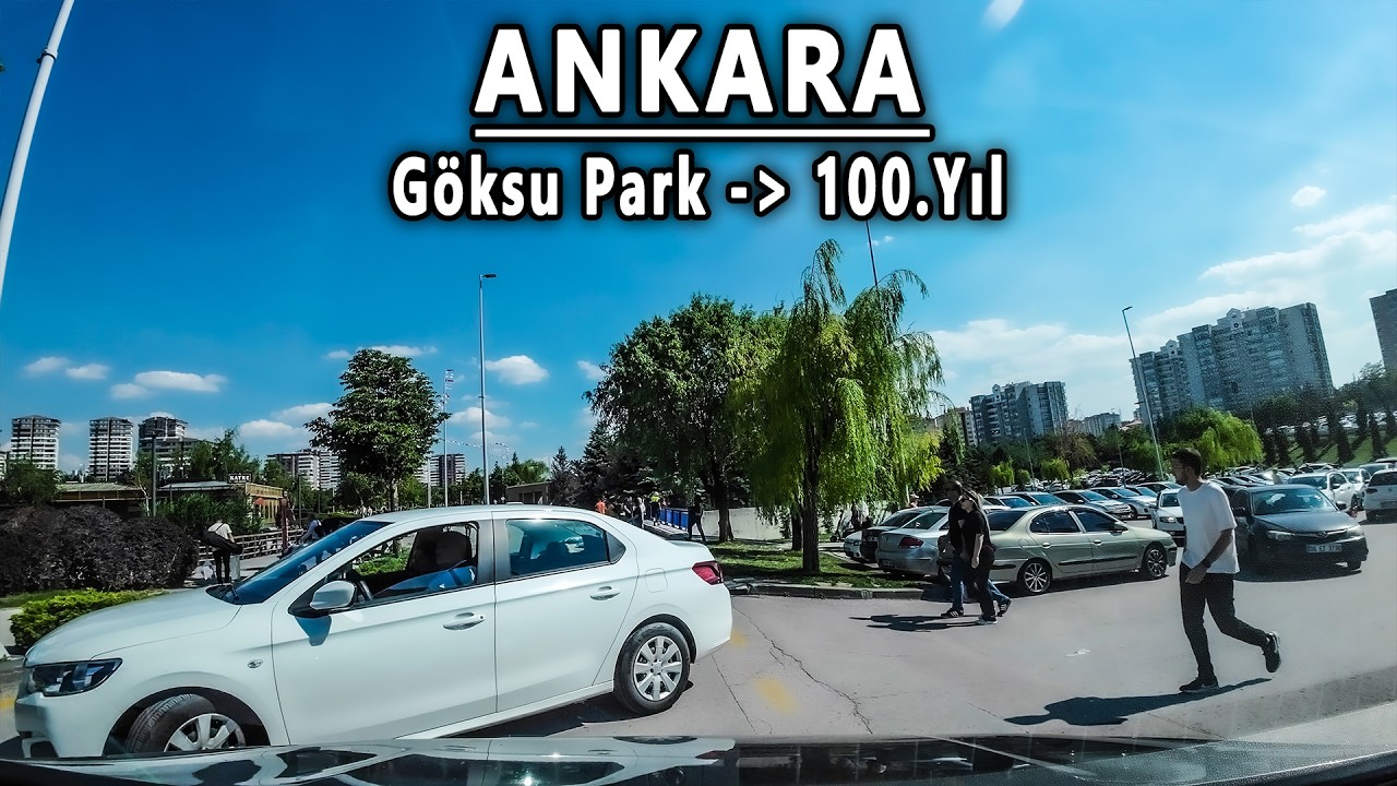 Eryaman Göksu Parkı→ 100. Yıl Sitesi: ANKARA Araba Sürüş Turu