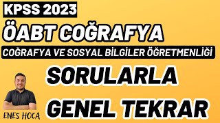 ÖABT COĞRAFYA / Sorularla Genel Tekrar - Enes Hoca