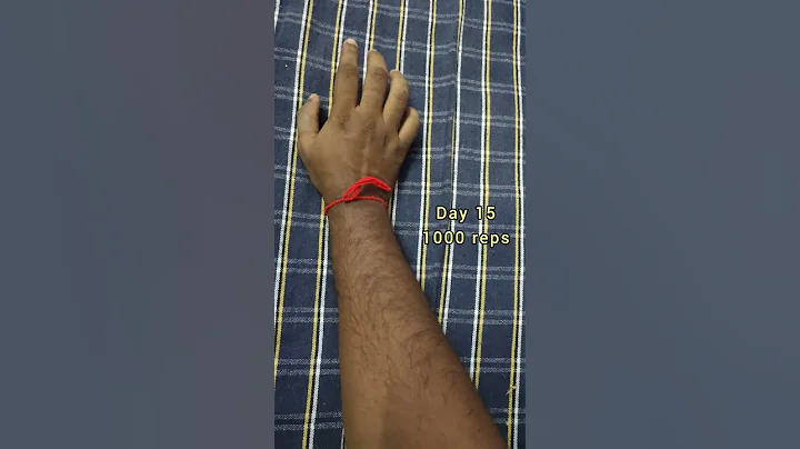 Day 1 to Day 15 of using hand gripper #youtubeshorts