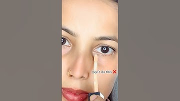 Concealer placement for a lifted look ! #makeup #makeuptutorial #makeuphacksforgirls #shortsvideo