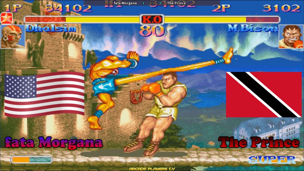 Super Street Fighter 2 Turbo ➤ fata Morgana (Usa) vs The Prince (TT) 超级街霸2X
