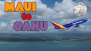 Maui To Oahu – The Shortest Flight I&#39;ve Ever Taken – 24 Minutes Kahului to Honolulu – Oahu, Hawaii