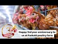 Happy 3rd year anniversary to us at farkald poultry farm  chicken farming poultryfarming viral