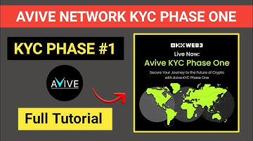 Avive KYC Phase One - How to Submit Avive Network KYC - Avive Network KYC Phase One - Avive update