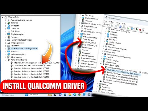 How To Install & Download Qualcomm HS USB QDLoader 9008 Driver/ QUsb_Bulk  Driver download 2024.