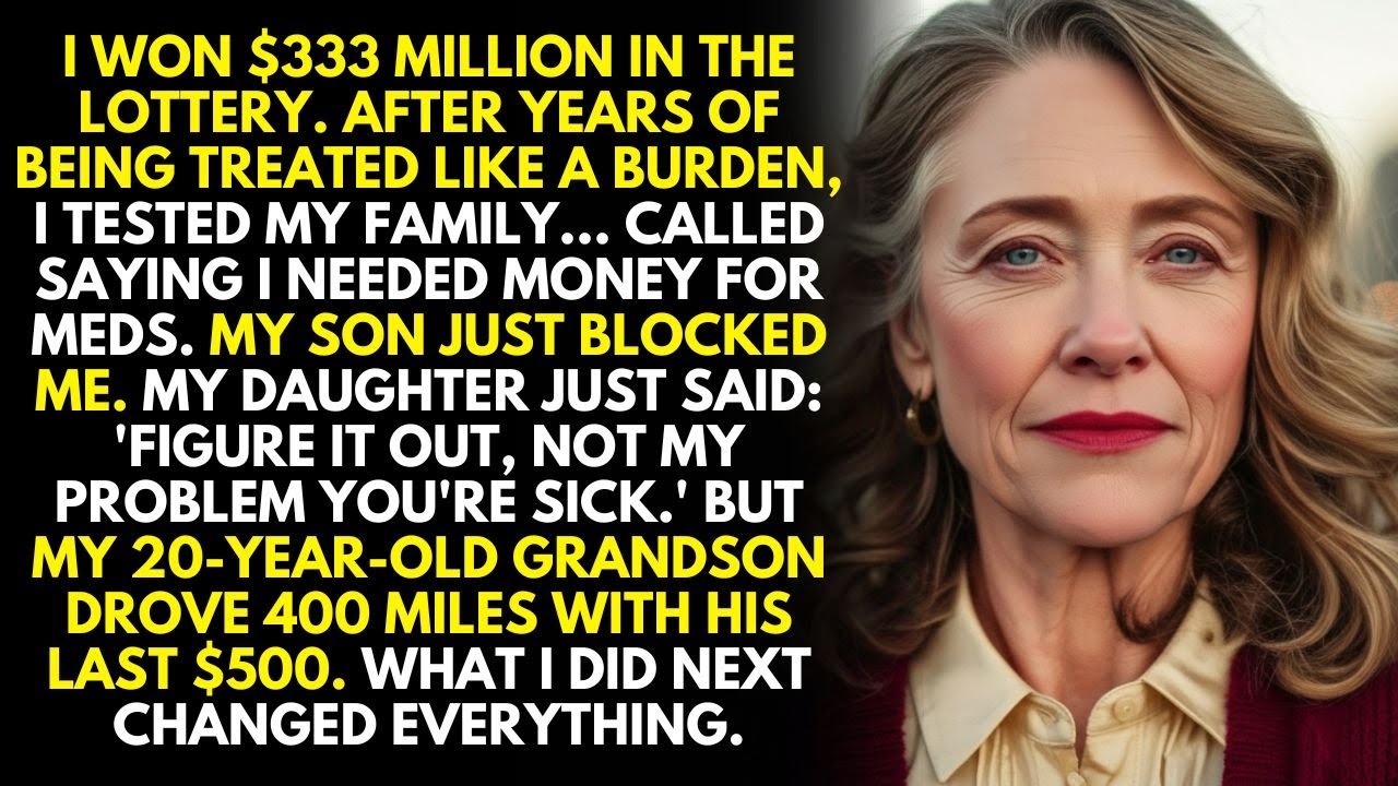 I Won $333 Million in the Lottery and Told No One — Only My grandson ...
