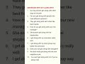 #English Grammar #GET ALONG WITH #Common Verbal Phrase #Sentences #Examples