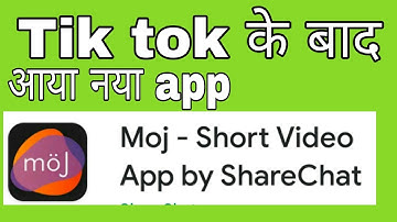 Tik tok jaisa indian app Moj short video app by shareChat ! Fun ciraa channel
