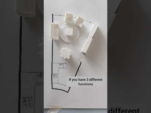 Video: Competente organisatie van de interne ruimte: zonering van de kamer in de slaapkamer en woonkamer