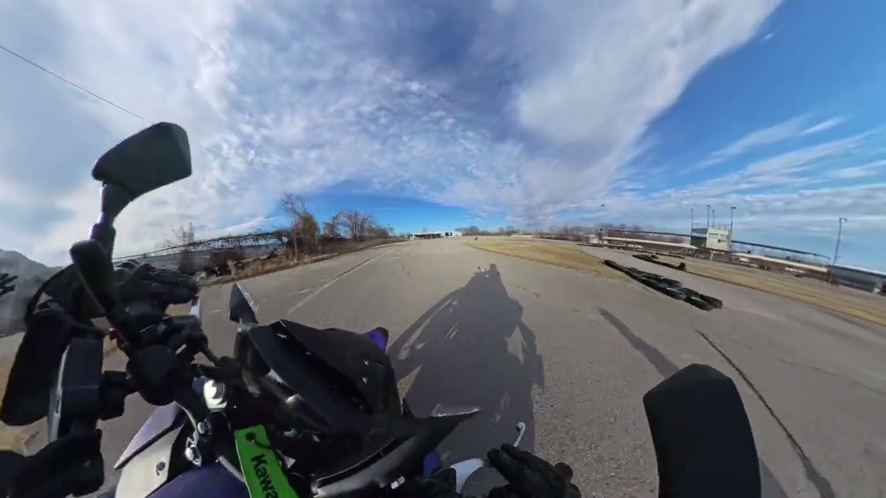 Z500 POV hitting the go kart track at JRP Speedway Tulsa